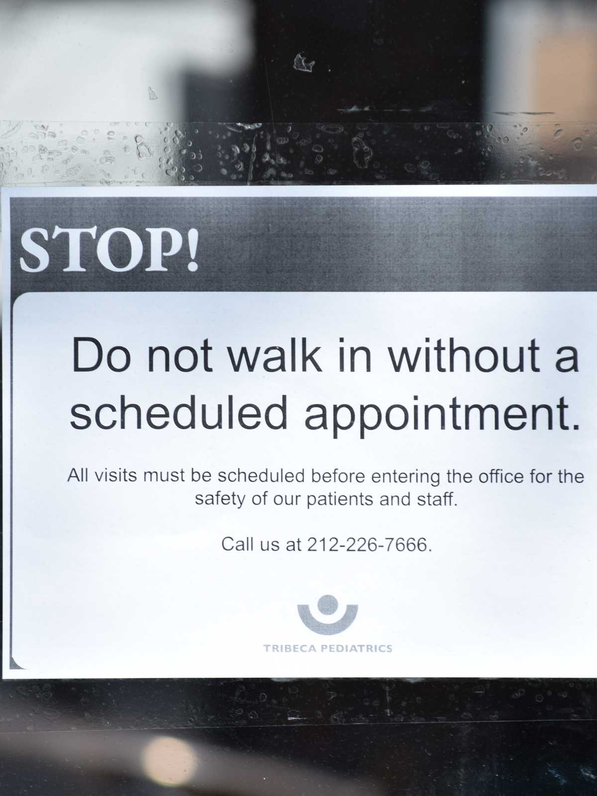 Tribeca Pediatrics Due to COVID19 Documenting the signs of the pandemic