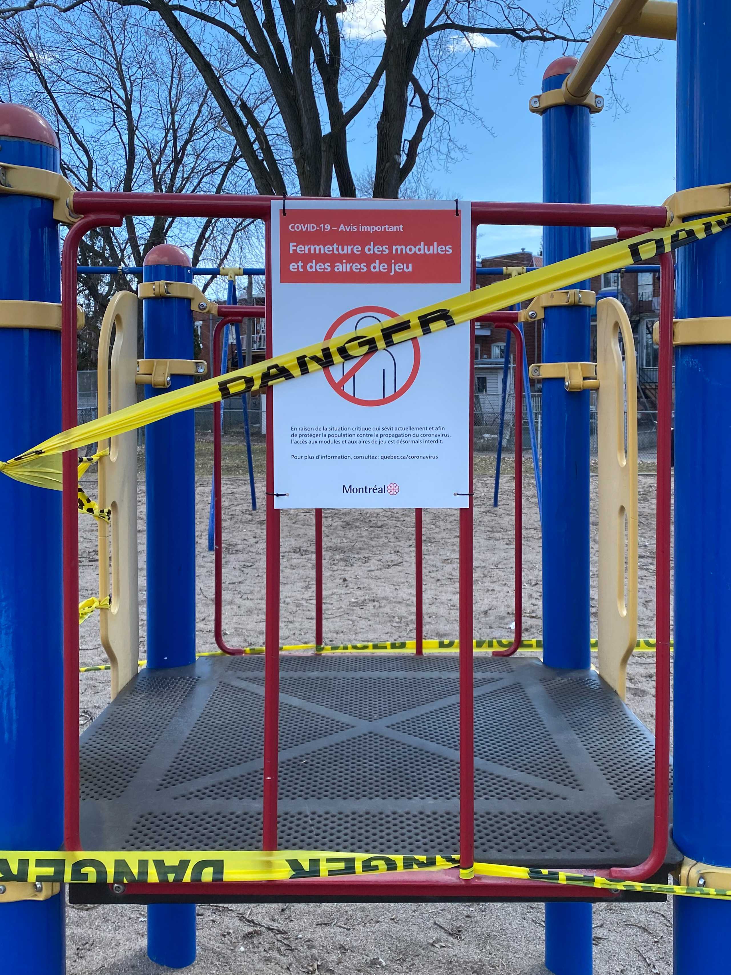 Parc du BonAir Due to COVID19 Documenting the signs of the pandemic